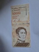 Banknot 50000 Wenezuela