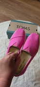 espadryle na koturnie różowe Toms nowe eur 37,5 24cm