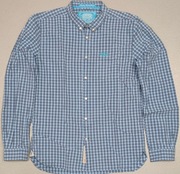 Wr) SUPERDRY oryginalna koszula długi rękaw kratka Roz.XL