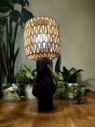 Drewniana lampka handmade 