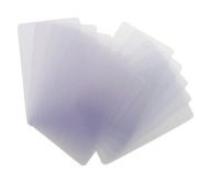 Karty PVC PZEZROCZYSTY MAT,NIE ZADRUKOWANE 0,35MM 85,5x54mm