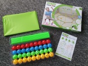 ZESTAW KONSTRUKCYJNY IGLO ZAMEK NAMIOT TUNEL BAZA 36kulek + 51 patyczków