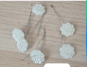 Kwiaty róże na drucikuprzydasie półprodukty 