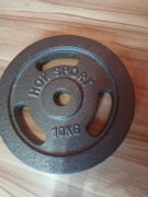 obciążenie żeliwne Hop-Sport 10kg o średnicy 31mm