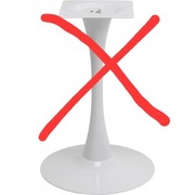 Podstawa stołu biała kare design schickeria 15003