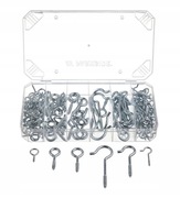 Wkręty do drewna haczyki 151 szt.