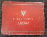 Stara puszka po cygaretkach Milde Sorte, pusta