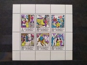 Znaczki blok DDR 1972 bajki