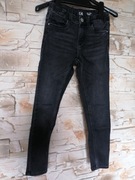 134cm C&A jeansy dziewczęce slim 
