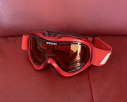 Google narciarskie goggles dla dzieci for kids czerwone red Brenda