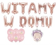 Zestaw balonów WITAMY W DOMU