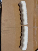 Nowe retro chwyty rowerowe w kolorze białym dł 11cm. 