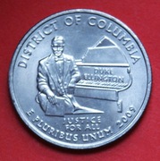 25 Centów 2009 D   r -     USA  District of Columbia      stan !!