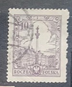 Znaczek Polska II RP 1925 r. 10 groszy kolumna Zygmunta.