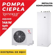Pompa Ciepła Rotenso Aquami 14kw AiO z montażem 
