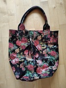 Duża torebka typu shopper ze skóry naturalnej