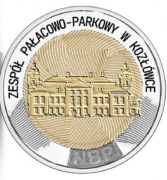 5 zl przedsprzedaż 10szt z 2 folderami 2026. Pałacowo-Parkowy w KOZŁÓWCE 