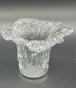 Pukeberg – wazon z grubego szkła, Szwecja, design vintage