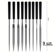 pilniki iglaki komplet 9 szt.