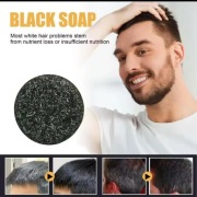 Przyciemniający szampon w kostce dla mężczyzn do włosów i brody 