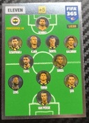 PANINI UPDATE 2017 FIFA 365 FENERBAHCE SK ELEVEN UE88