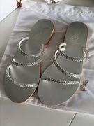 Sandały Ancient Greek Sandals Polytimi Crystals Silver