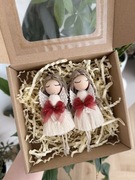 Aniołki świąteczne Aniołek na choinkę Aniołek makrama anioł na prezent