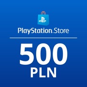 PlayStation Store PSN 500 PLN zł KLUCZ PS5 PS4 PS3 