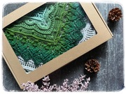 CHUSTA SZYDEŁKOWA HANDMADE PREZENT NA ŚWIĘTA