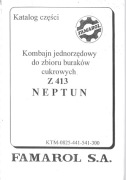 Katalog części KOMBAJNU NEPTUN Z 413