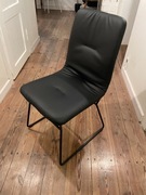 Czarne krzesło biurowe z ekoskóry marki KARE Design ZORRO / bdb stan