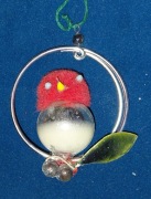 Bombka z PRL - ptaszek