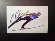 Clemens Leitner autograf skoki narciarskie 