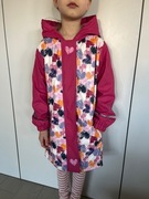 Kurtka przeciwdeszczowa polar Lupilu 122/128 różowa na wiosnę i jesień