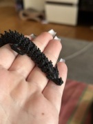 Smok czarny drukowany metodą 3D Fourth Wing