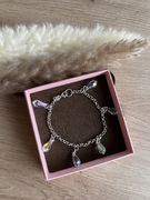 Srebrna bransoletka z kryształkami Swarovskiego srebro próba 925