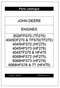 Katalog części silnik John Deere seria 3029, 4045, 6068