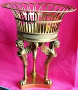 PATERA EMPIRE brąz złocony THOMIRE klasa muzealna