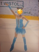 Sukienka startowa łyżwiarstwo figurowe 140/146