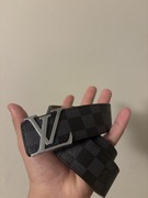 Pasek Louis Vuitton Initiales Damier Graphite