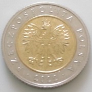 moneta obiegowa 5zł 2022 destrukt