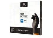 Rękawiczki jednorazowe czarne rozmiar M/L/XL 100 sztuk 