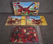Klocki LEGO CREATOR 3w1 (31032) Czerwone Kreatury KOMPLETNE
