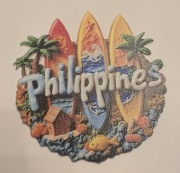 Magnes na lodówkę akrylowy Philippines Filipiny (44) 