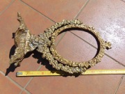 Stara mosiężna ramka uchylne pod lustro lub zdjęcie 2.25 kg