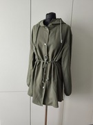 Cienki płaszczyk zielony khaki L 40/42