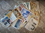 Winiety gazet lokalnych i regionalnych gł. Lubelszczyzna (70 szt.)