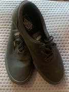 Vans Authentic sneakersy trampki tenisówki czarne wiązane 42,5