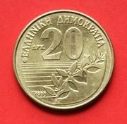 20  Drachm   1990 r  -   Grecja    stan !!!
