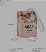 Mydło do ciała na sznurku